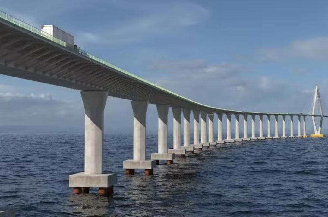 China vai construir maior ponte do Brasil, maior que Rio-Niterói