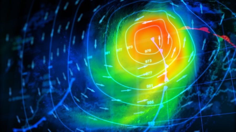 Os ciclones subtropicais se formam em latitudes intermedi&aacute;rias, geralmente entre 20&deg; e 40&deg;