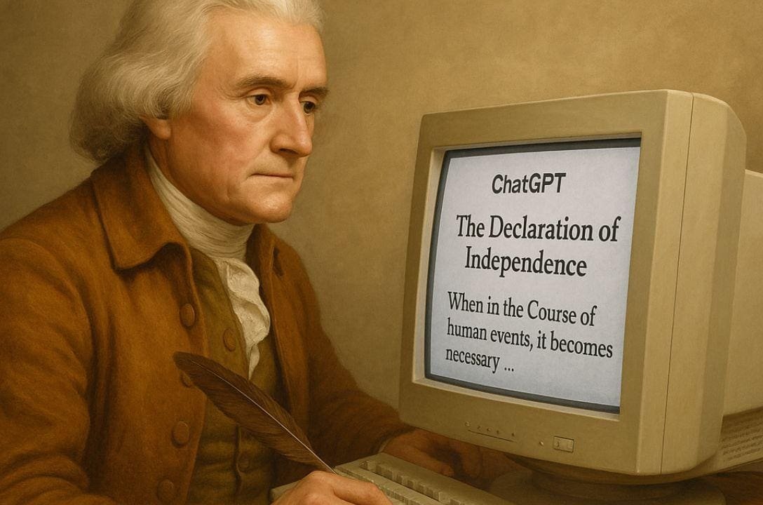 Declaração de Independência dos EUA foi escrita por IA? Entenda: