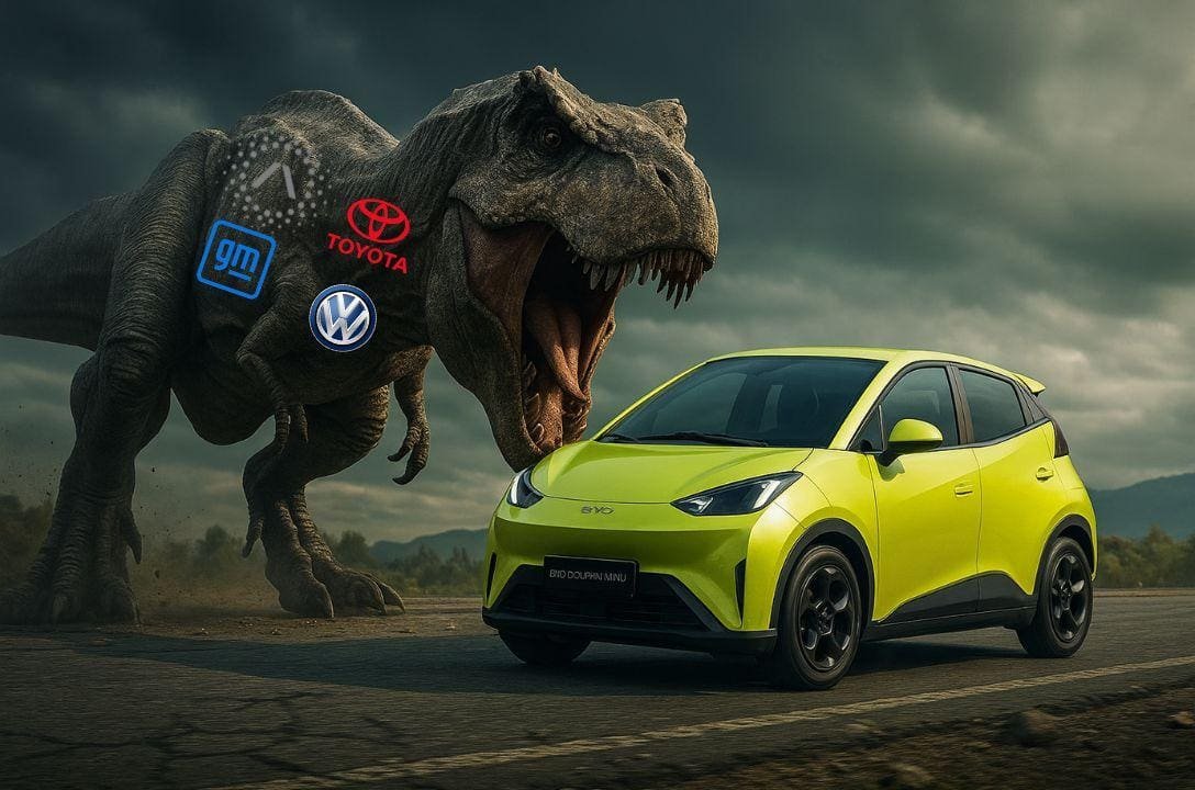 Dinossauros gritando? BYD responde críticas de montadoras