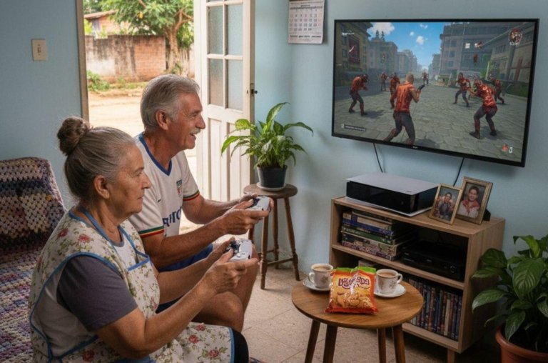 Entenda por que você deveria dar um videogame para seus avós