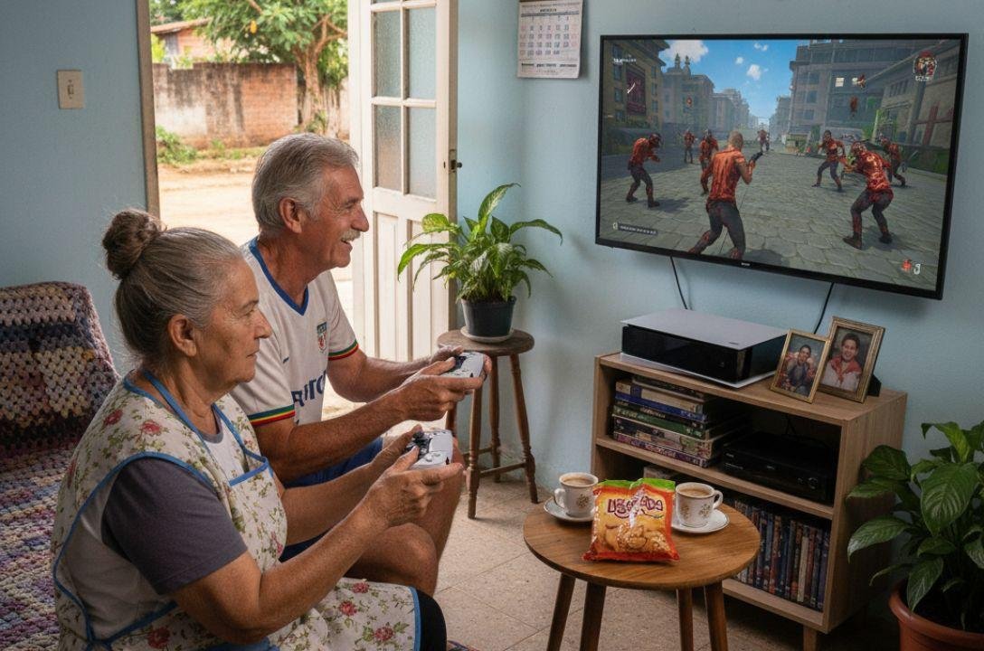 Entenda por que você deveria dar um videogame para seus avós
