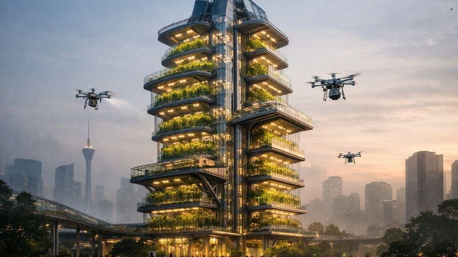 Fazendas verticais na China podem mudar o futuro da alimentação