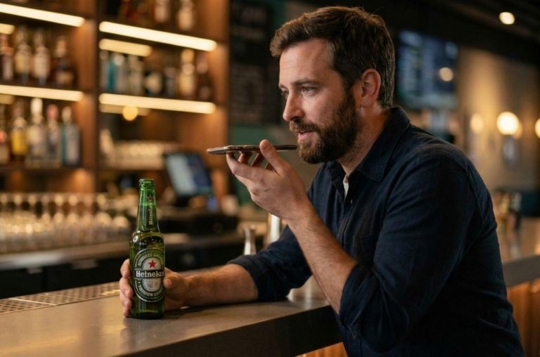 Heineken troca áudios longos do WhatsApp por cerveja