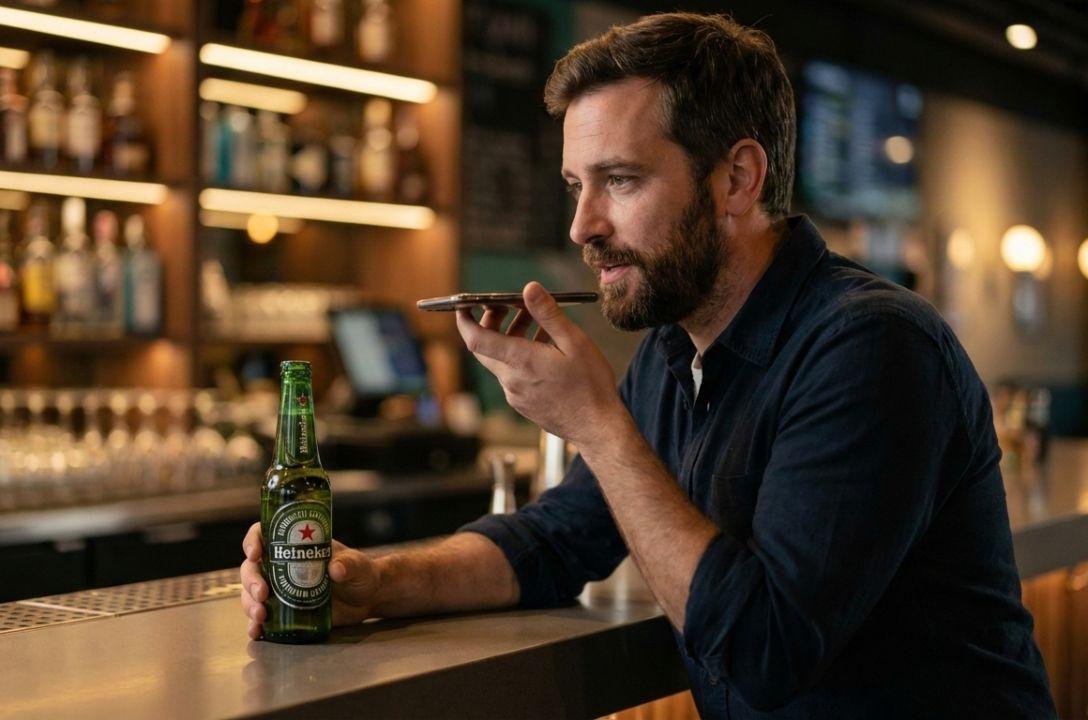 Heineken troca áudios longos do WhatsApp por cerveja