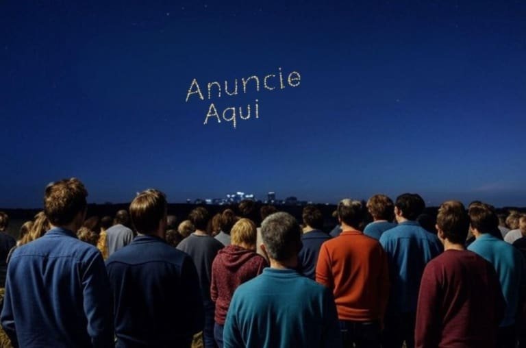 Já imaginou olhar pro céu e ver anúncios? Isso pode acontecer