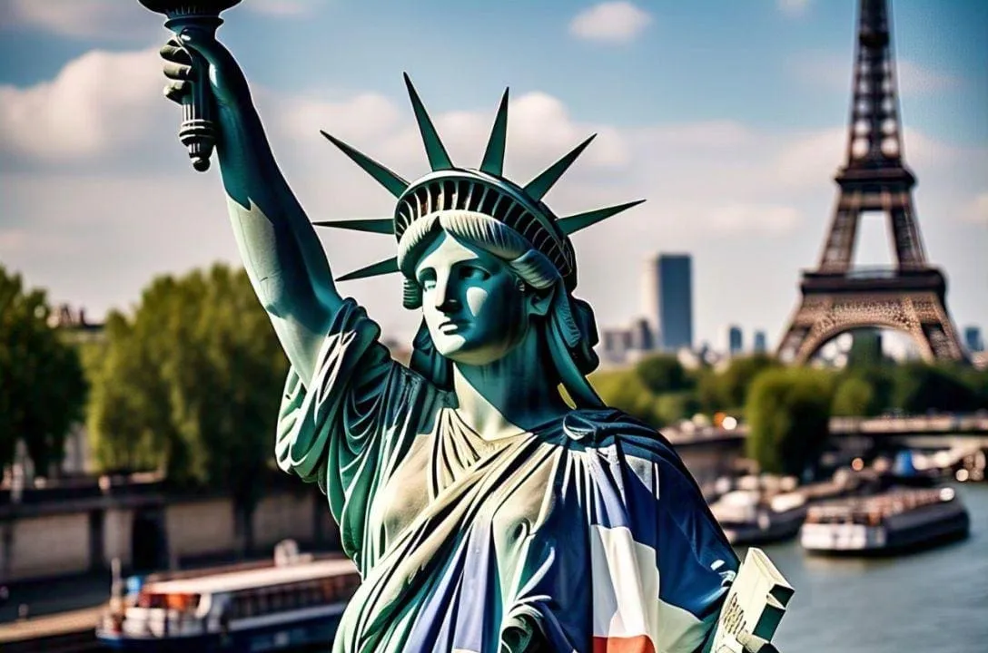 ja imaginou se a estatua da liberdade voltasse para a franca 30cea