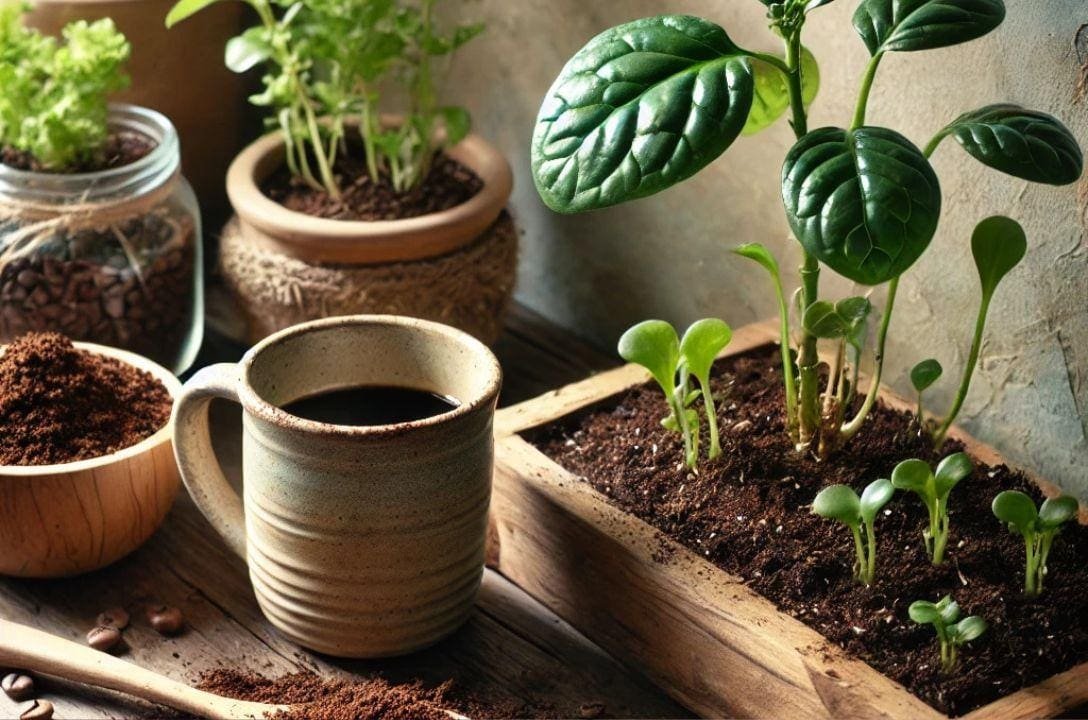 Já imaginou usar borra de café para ajudar suas plantas e economizar dinheiro?