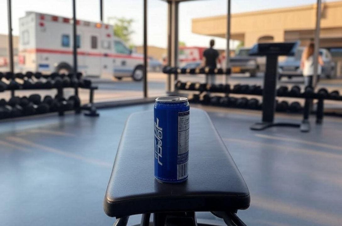 Jovem tomou energético para treinar e teve paradas cardíacas