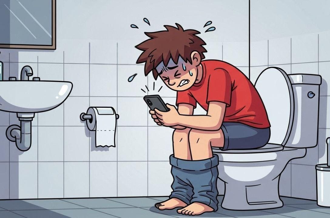 Levar celular ao banheiro pode aumentar risco de hemorroidas