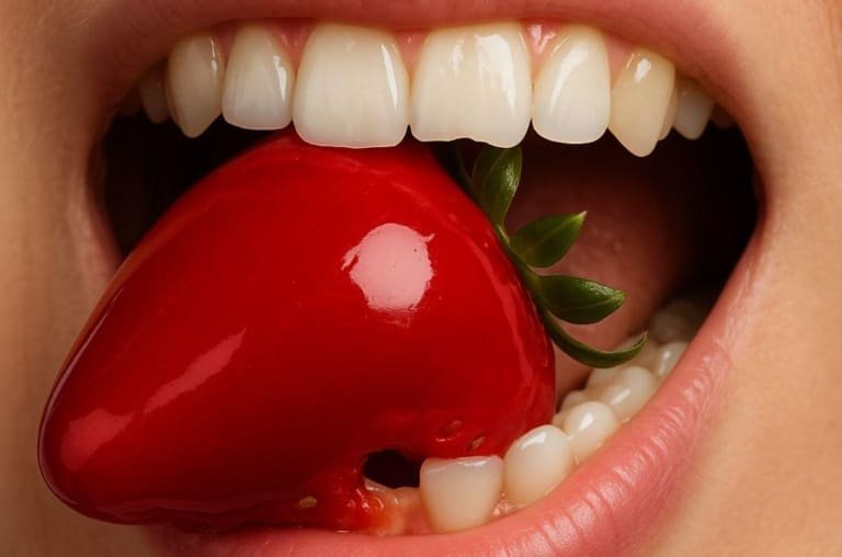 Morango do amor pode virar vilão da saúde bucal, diz CFO