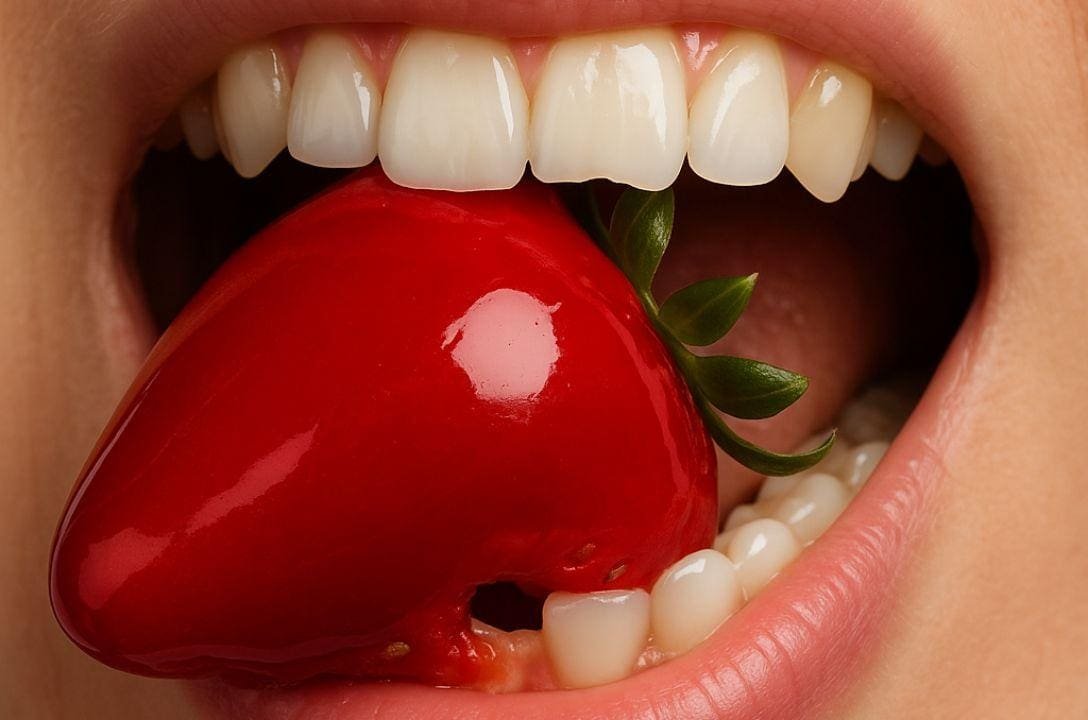 Morango do amor pode virar vilão da saúde bucal, diz CFO