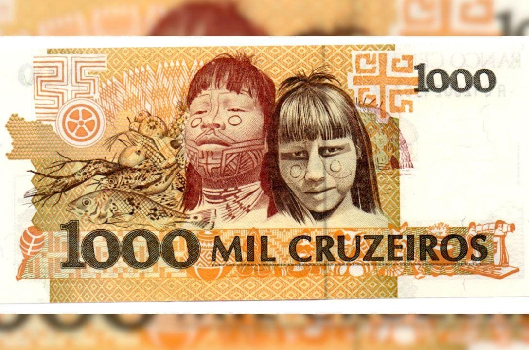 Morreu líder indígena que estampou nota de mil cruzeiros