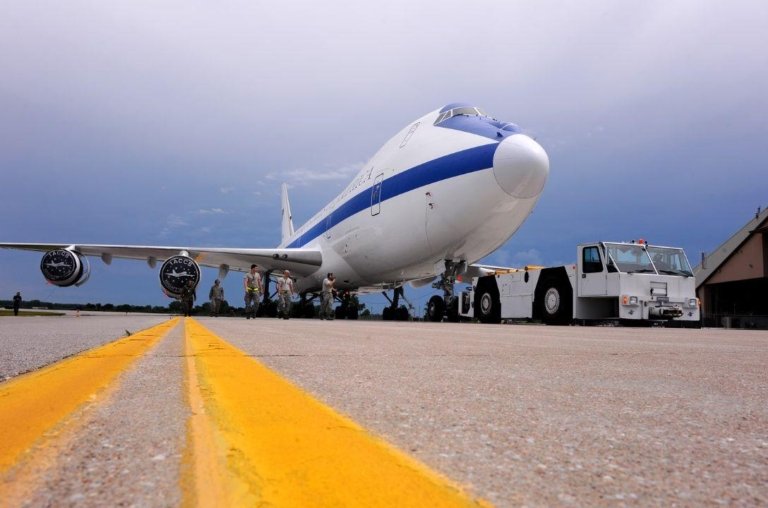O “avião do juízo final” volta a aparecer nos céus dos EUA