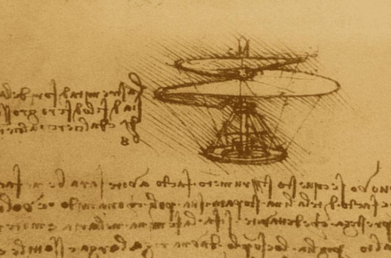 O drone silencioso que Da Vinci previu em 1480
