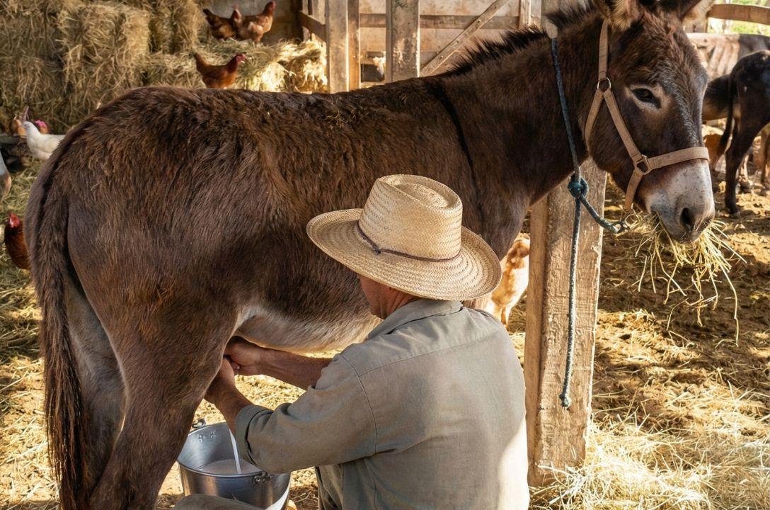 O leite de jumenta é o novo ouro líquido da pecuária brasileira