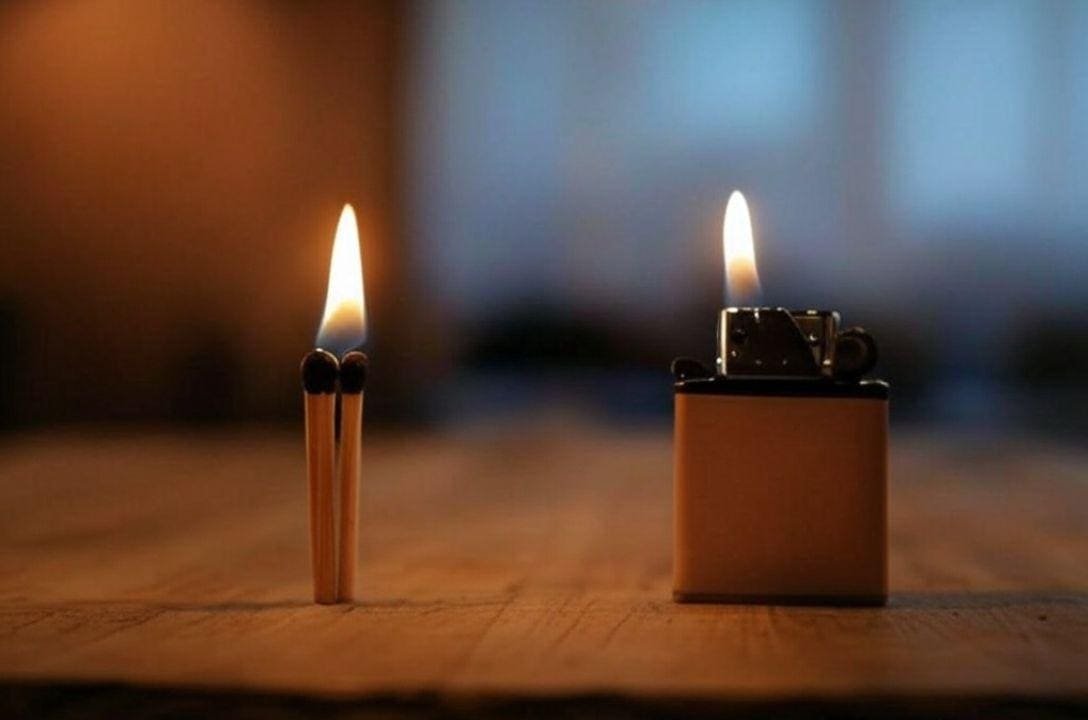 O que foi inventado primeiro: o fósforo ou o isqueiro?