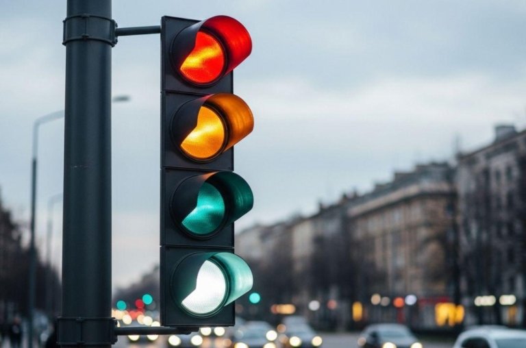 O que significa a quarta luz nos semáforos? Qual o motivo?