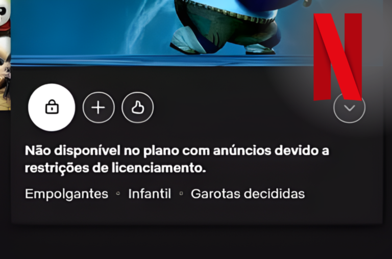 Plano básico da Netflix agora é limitado além dos anúncios