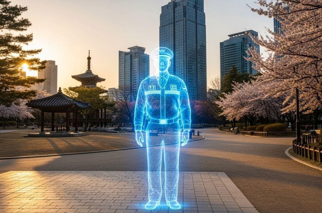 Policiais holográficos? Em Seul isso já é realidade