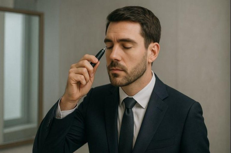 Por que alguns homens estão aparando e tirando os cílios?