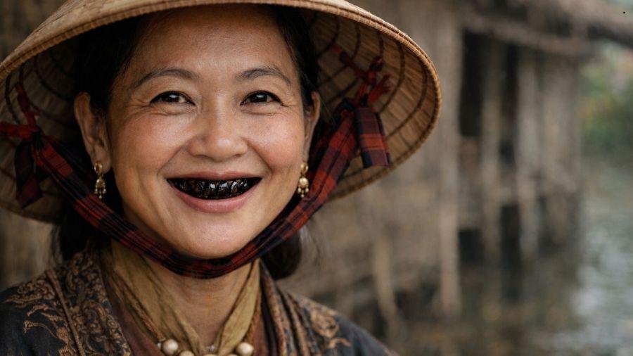 Por que e como os vietnamitas pintavam os dentes de preto?