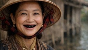 Por que e como os vietnamitas pintavam os dentes de preto?