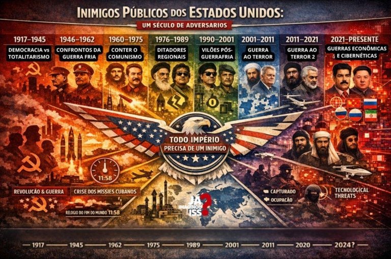 Quem foram os inimigos públicos dos EUA ao longo da história?