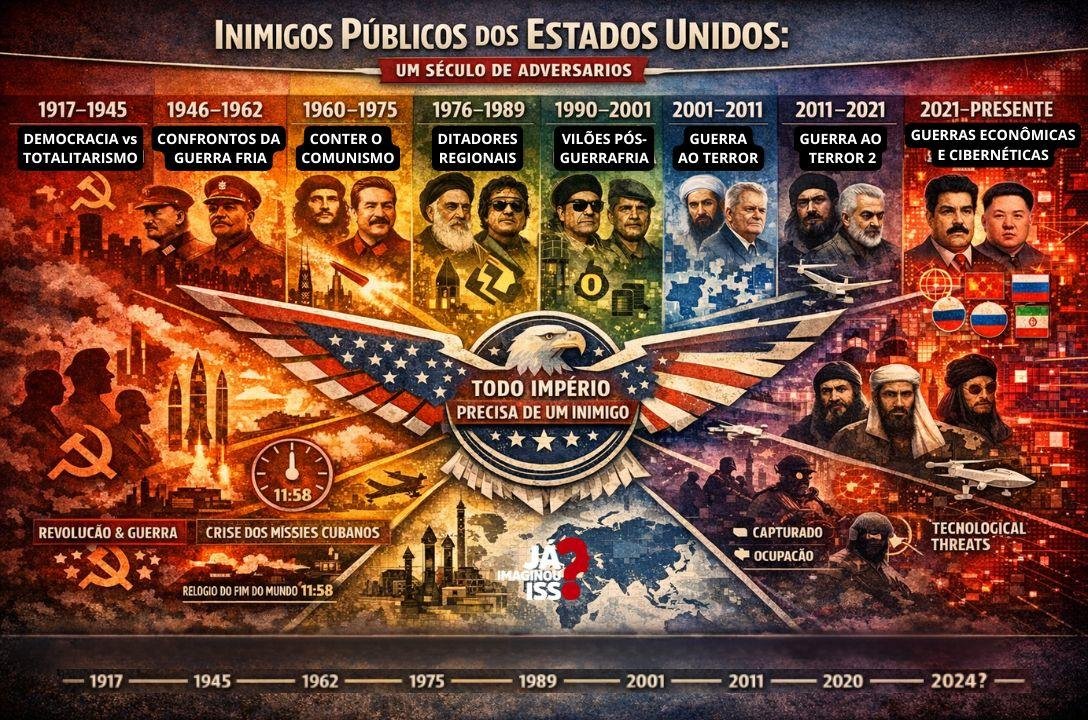 Quem foram os inimigos públicos dos EUA ao longo da história?