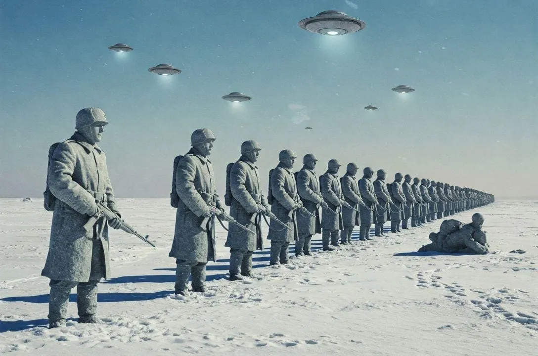 relatorio da cia diz que aliens transforaram soldados em pedra a353e