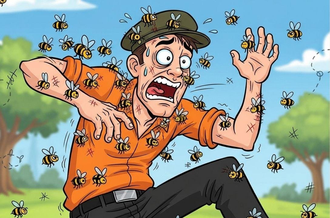 Saiba o que fazer se for picado por uma ou mais abelhas