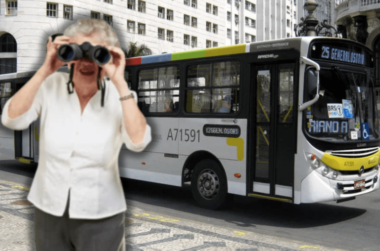 Vovós espiãs: caçando ônibus que ignoram idosos