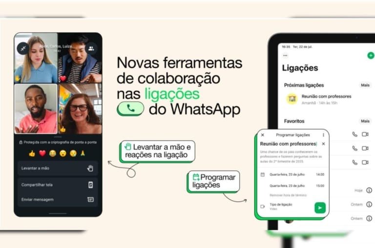 WhatsApp agora vai ter função “Google Meet” com mais recursos