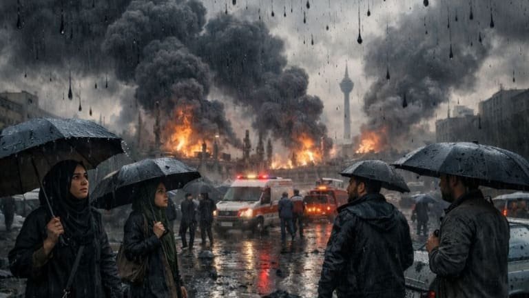 Entenda a chuva negra em Teerã após ataques a refinarias