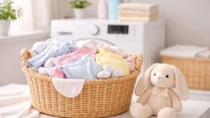 Pode lavar roupa de bebê na máquina? Qual o jeito certo?