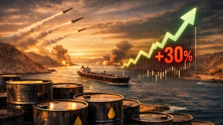 Petróleo sobe quase 30% após guerra no Oriente Médio