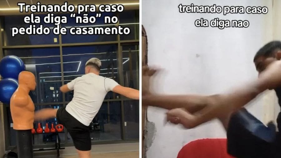 Alguns v&iacute;deos sugeriam rea&ccedil;&otilde;es violentas ou humilhantes contra mulheres que recusassem avan&ccedil;os amorosos