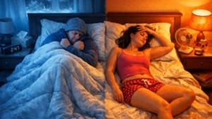 Em quase todo relacionamento um sente frio e o outro calor