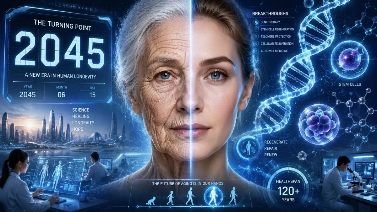 2045 pode ser o ano em que a humanidade vencerá o envelhecimento?