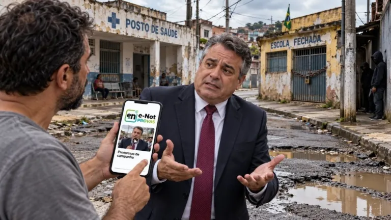 Eleitor pode usar o e-Not Provas para registrar promessas e cobrar políticos