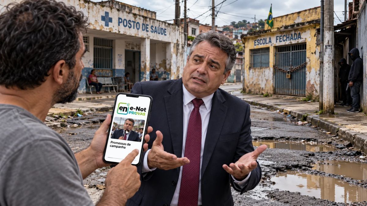 Eleitor pode usar o e-Not Provas para registrar promessas e cobrar políticos