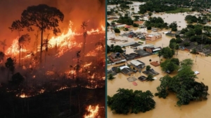 El niño extremo divide o Brasil entre recordes de fogo e água