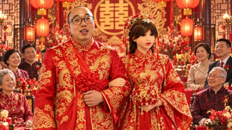 Engenheiro chinês criou uma robô humanoide e se casou com ela