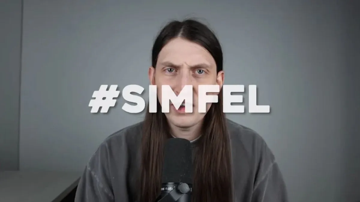 Na parte final do relato, Felca apresenta uma experi&ecirc;ncia inspirada em Sim Senhor, filme protagonizado por Jim Carrey, com a hashtag #SIMFEL