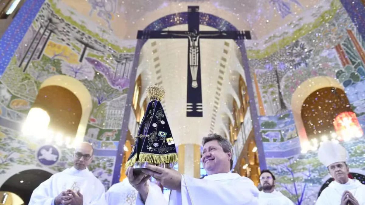 Imagem de Nossa Senhora Aparecida &mdash; Foto: Thiago Leon/Santu&aacute;rio Nacional
