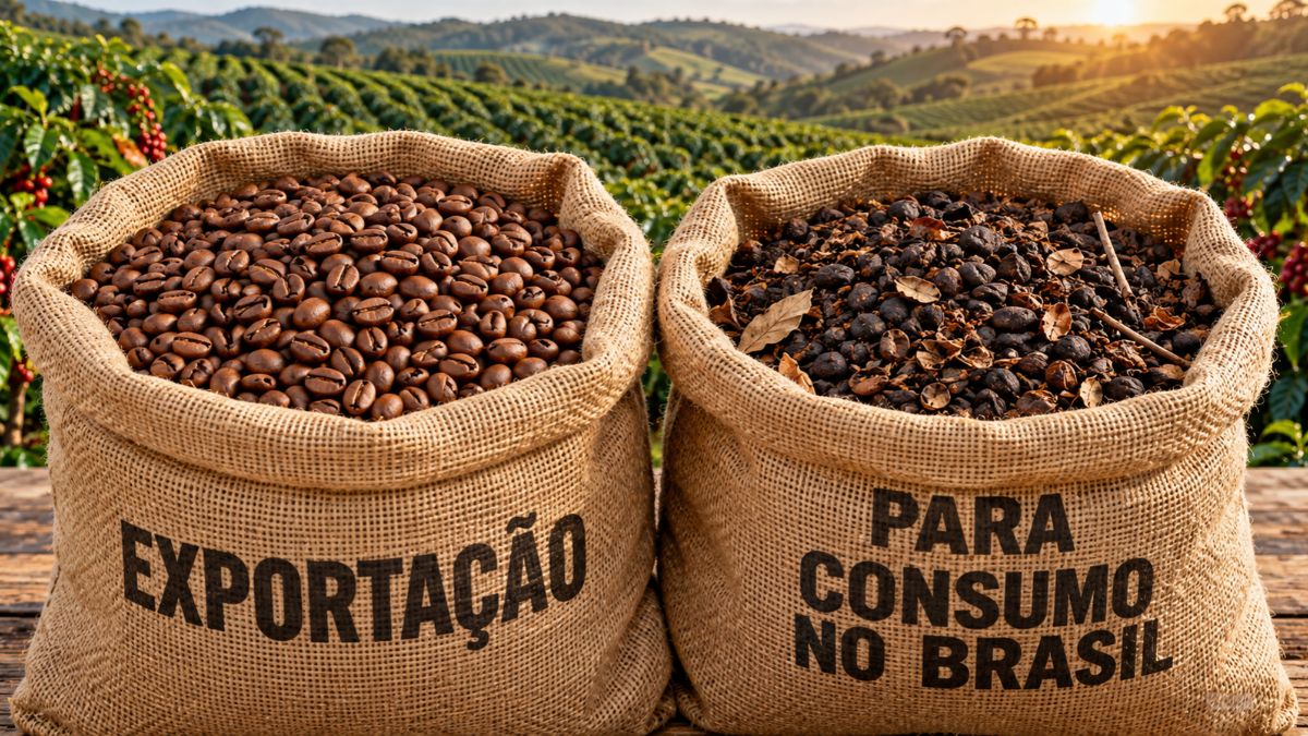Exportamos café premiado no mundo. Mas o que chega à mesa dos brasileiros?