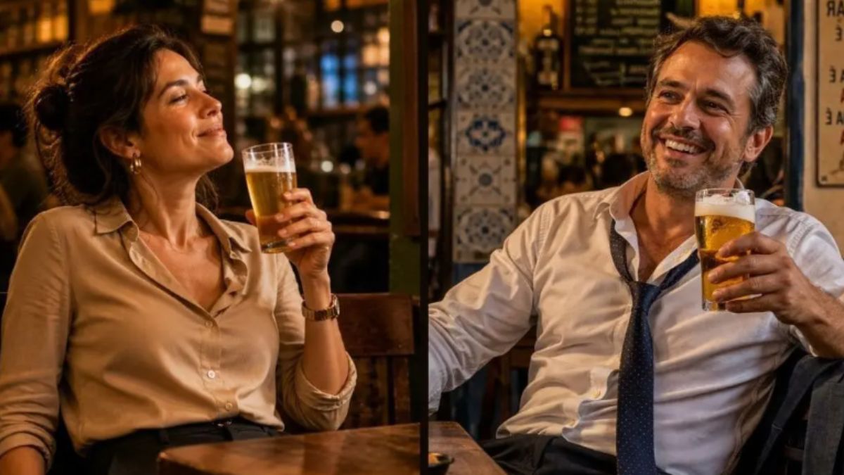 Já imaginou por que o primeiro gole de cerveja parece aliviar a semana? Observe tudo o que muda junto com a chegada do copo. Você deixa o ambiente de trabalho, senta, encontra amigos e interrompe uma sequência de obrigações